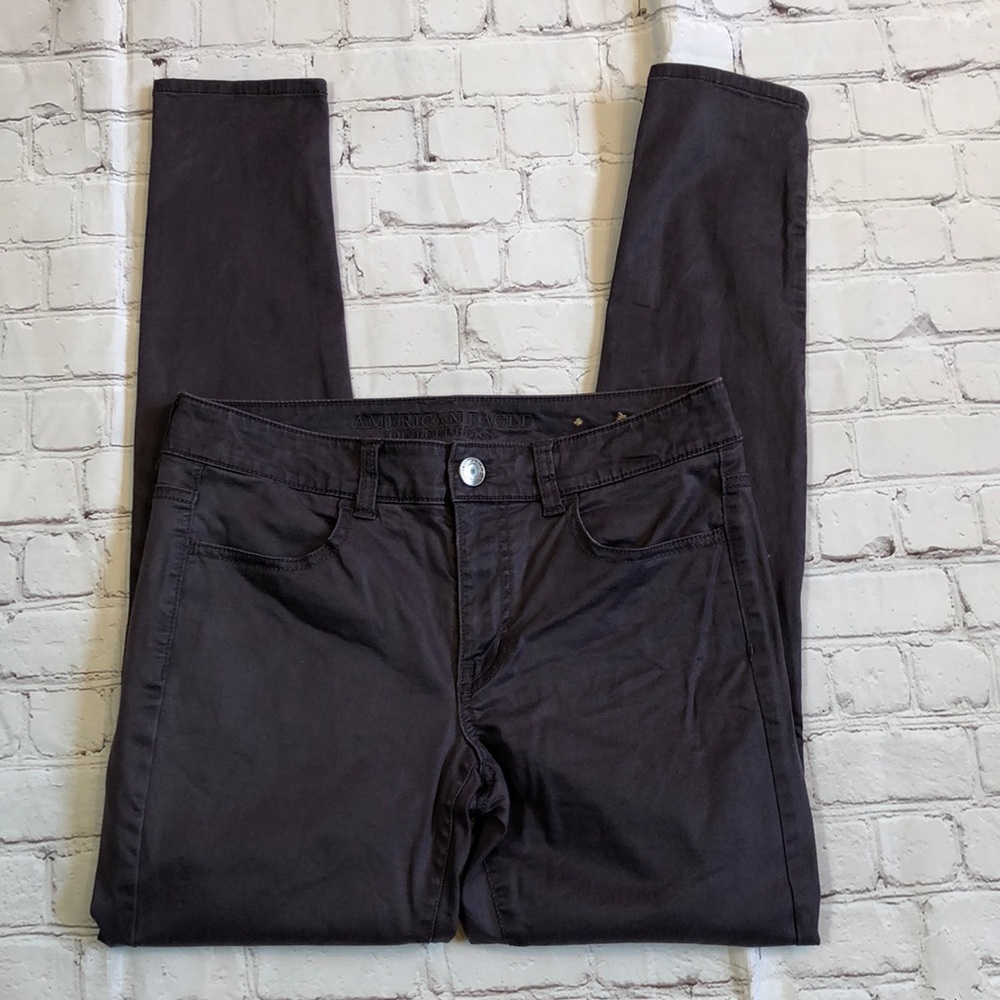 AEO hi rise jeggings Blue Jeans size 4